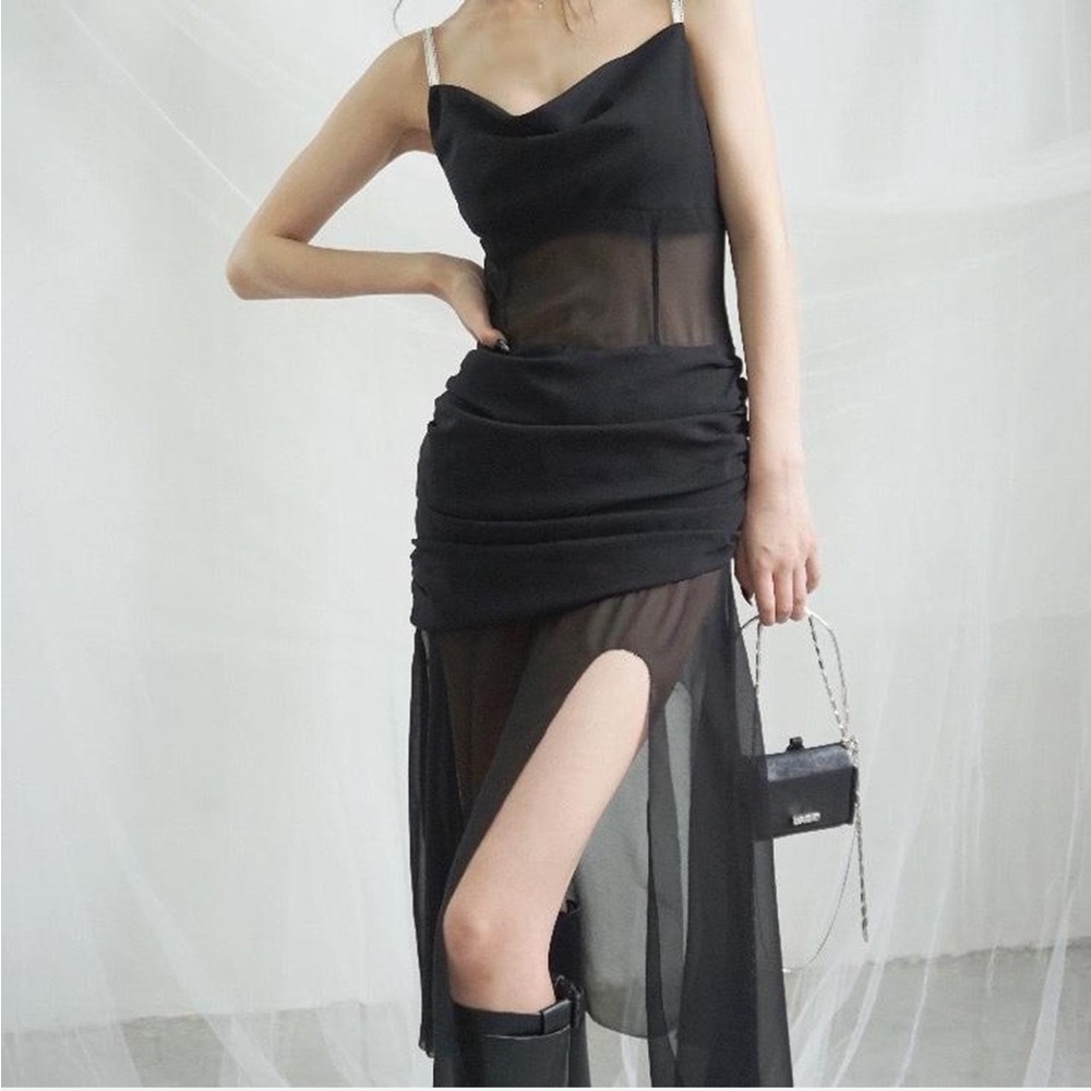 Elegant Black cocktail dress
